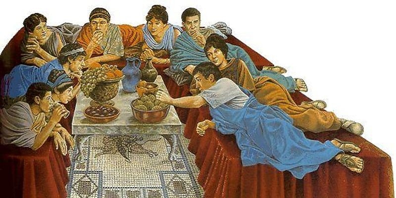 De ce oamenii din Roma antică mâncau culcați?