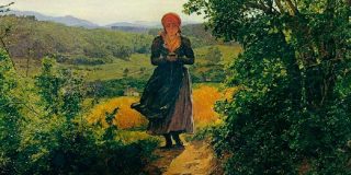 Ce caută o femeie cu un iPhone într-un tablou din 1860? Adevărul din spatele picturii controversate